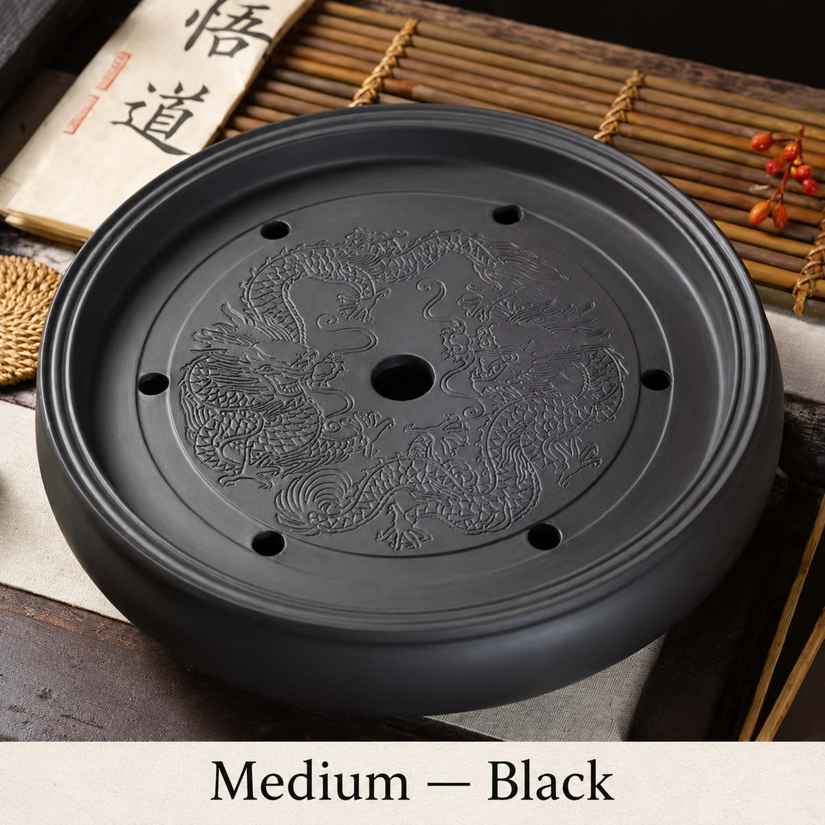 Medium — Black