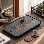 Dark Stone-Look Tea Trays — image 4