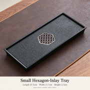Dark Stone-Look Tea Trays — image 6