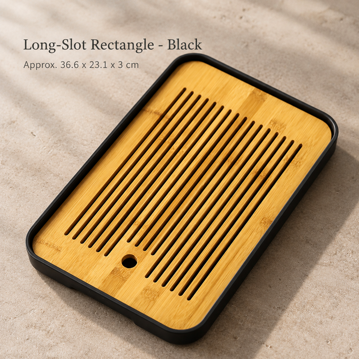 Long-Slot Rectangle - Black