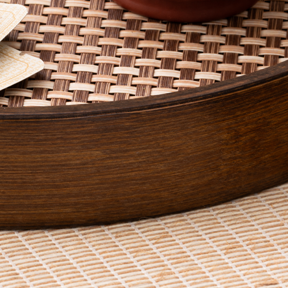 Dark Woven Serving Trays — image 4