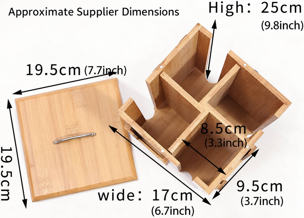 Organizer Dimensions