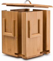 Four-Compartment Bamboo Tea Sachet Organizer — image 2
