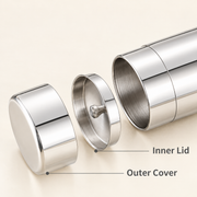 The inner lid and outer cap