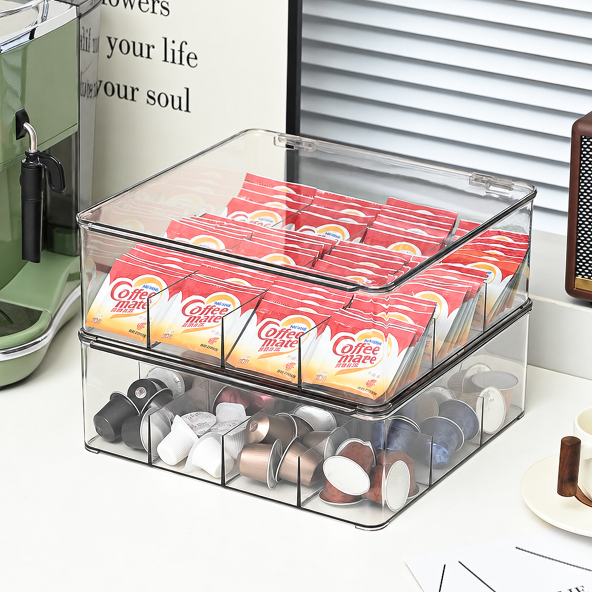 Stacked Counter Arrangement