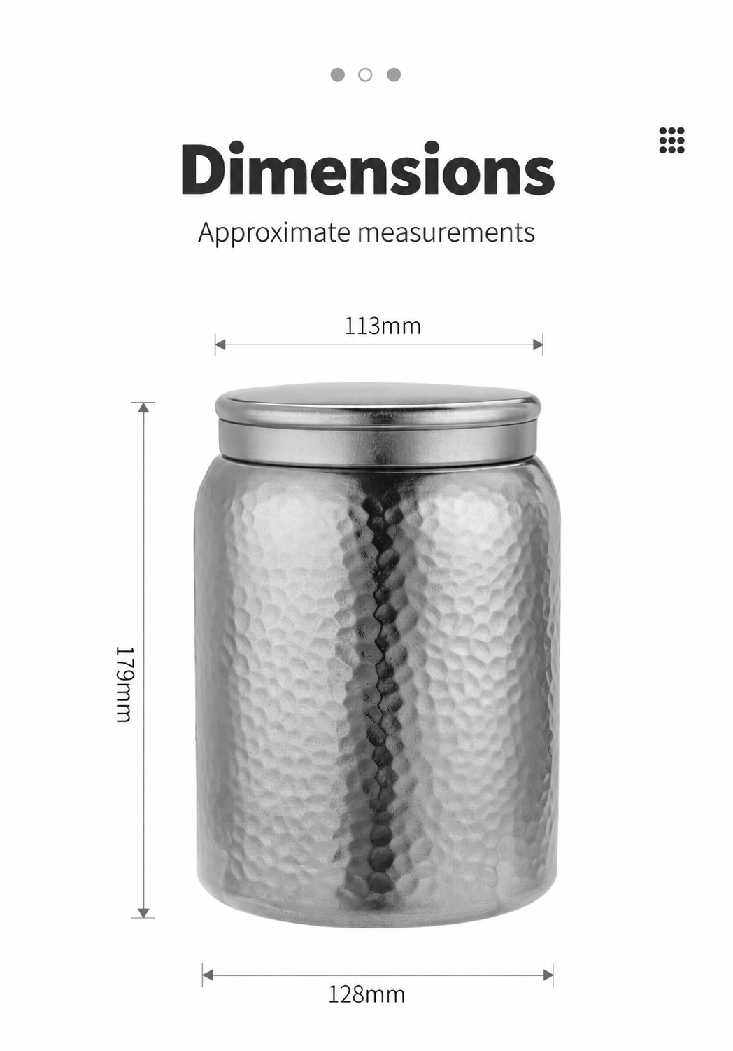 Approximate Dimensions