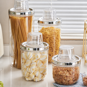Clear Pouring Storage Jar with Measuring Cup — image 3