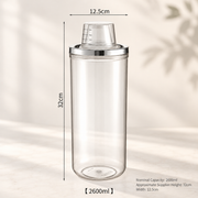 Transparent - 2,600 ml
