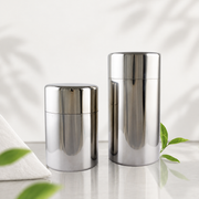 Polished Stainless Steel Tea Canister — image 5