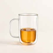 Double Wall Glass Tea Infuser Mug — image 2