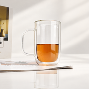 Double Wall Glass Tea Infuser Mug — image 4