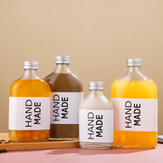 Clear Flat Glass Beverage Flask — image 4