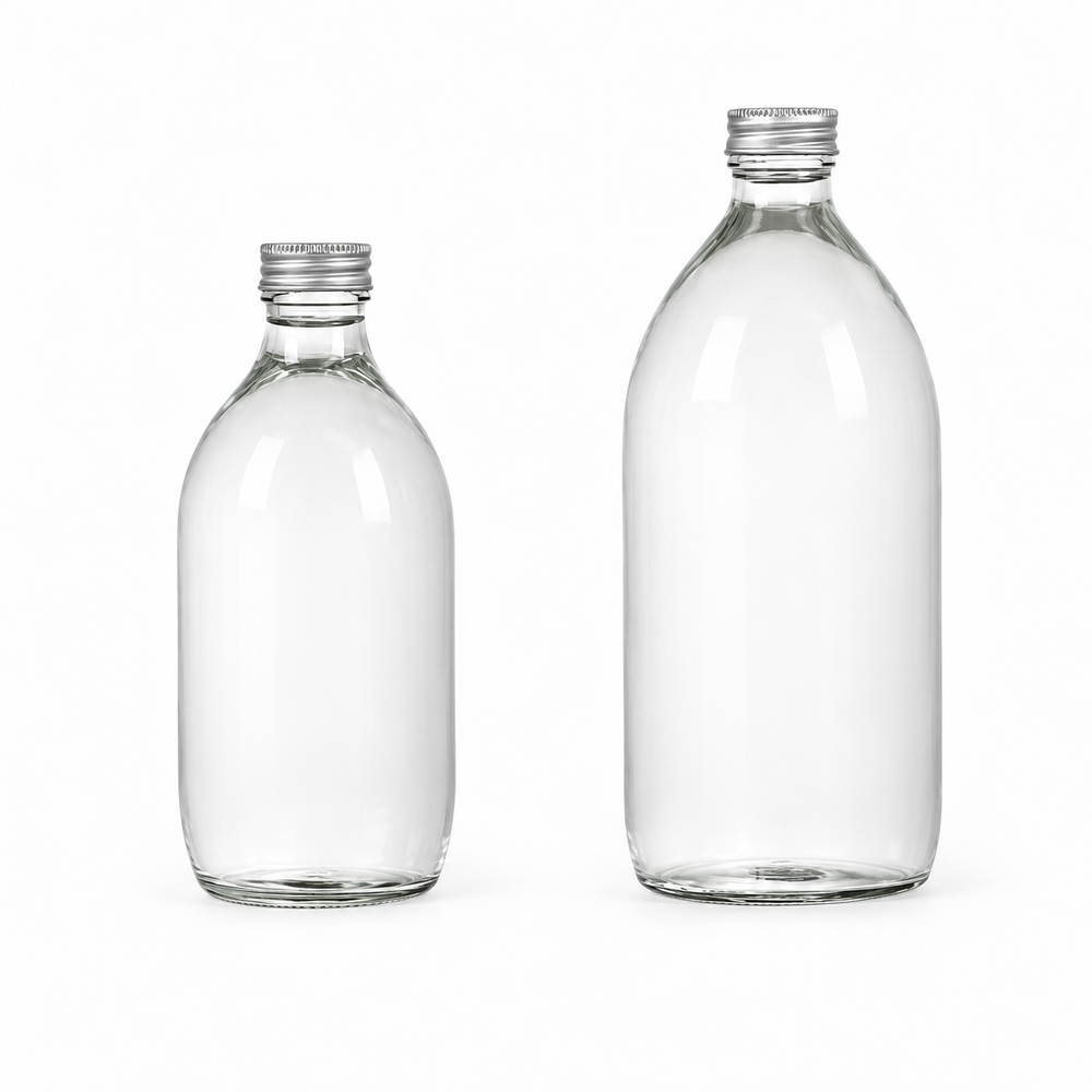 Glass Beverage Bottle