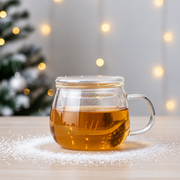 Rounded Glass Tea Infuser Mug - 300 mL — image 6