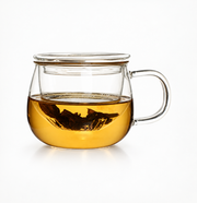 Round Glass Tea Infuser Mug — image 1