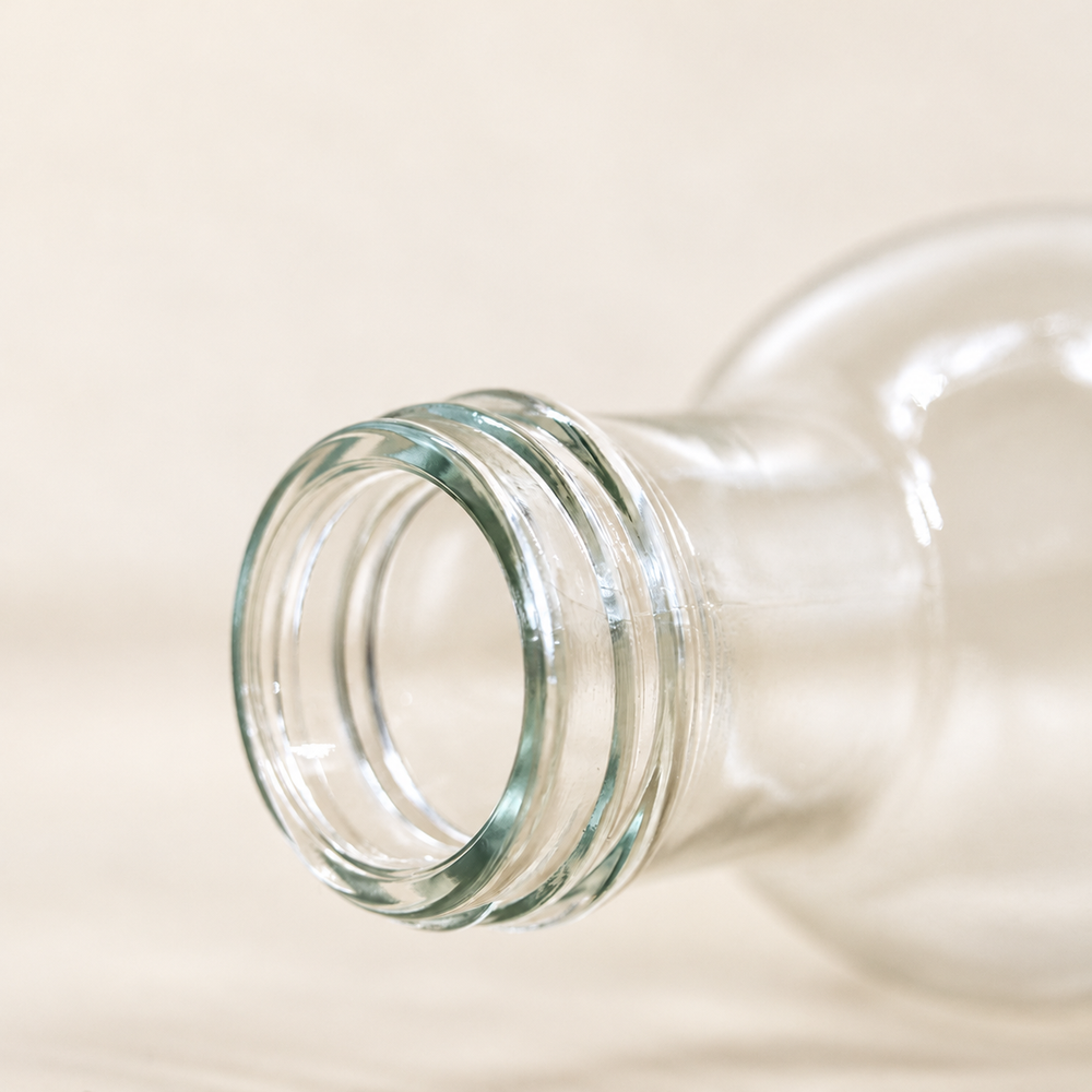 Clear Glass Beverage Bottle — image 5