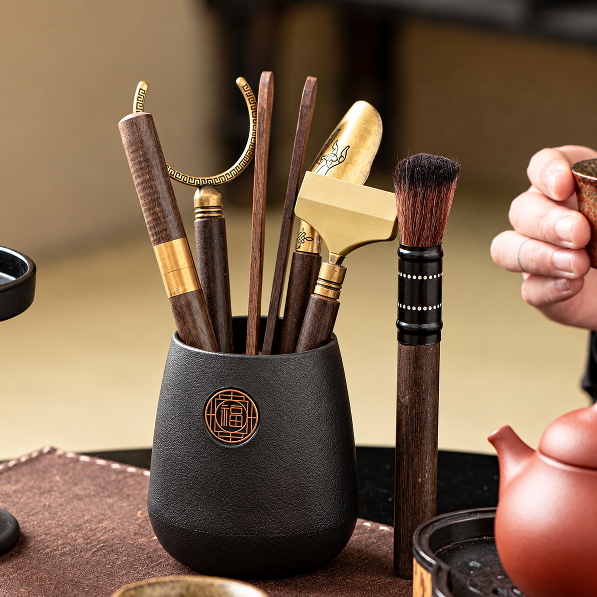 Gongfu Tea Tool Sets and Decorative Holders — image 3