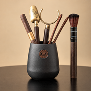 Brown Wood Finish - Round Emblem