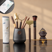 Brown Wood Finish - With Scraper, Cloth and Wukong