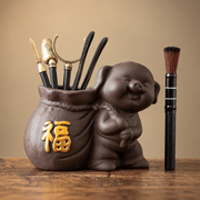 Brown - Pig and Sack Holder