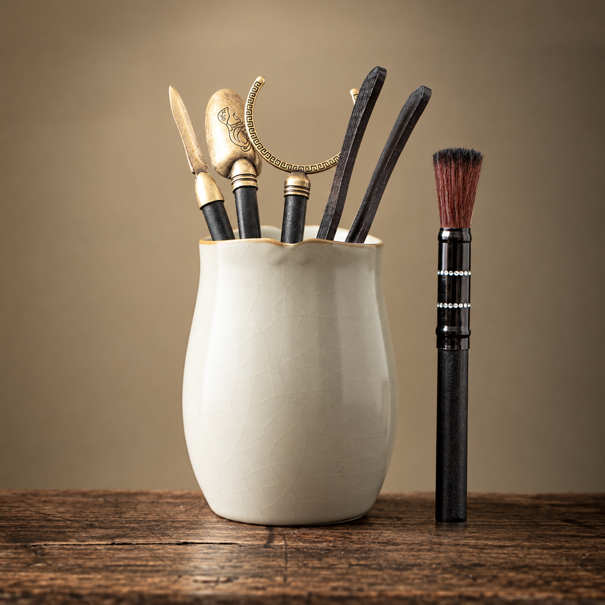 Ivory - Wavy Rim Holder
