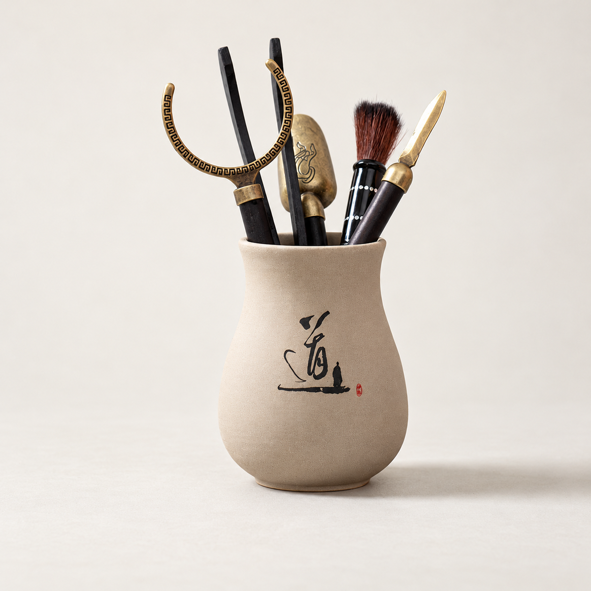 Tea Ritual Tool Set with Ceramic Holder — image 8