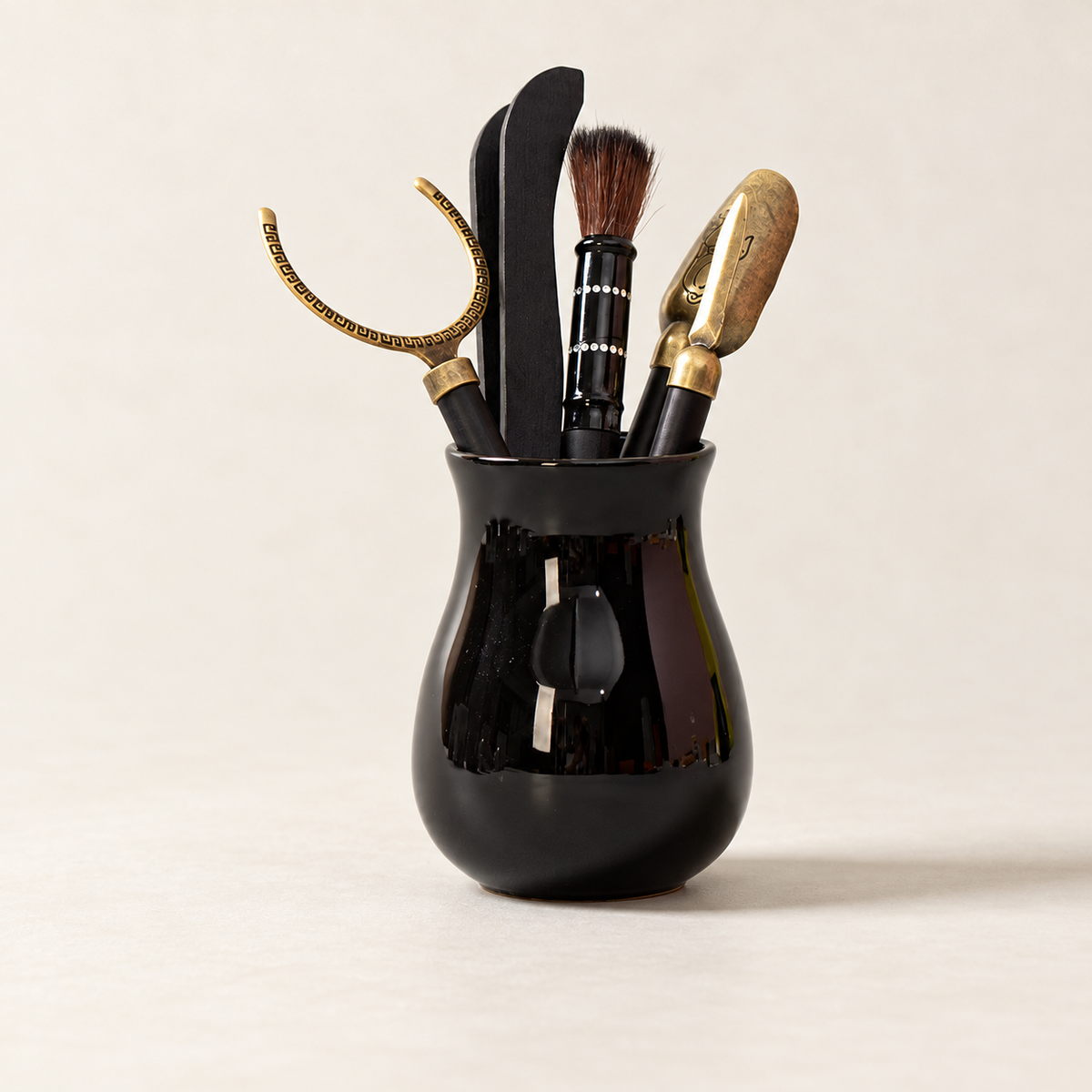 Tea Ritual Tool Set with Ceramic Holder — image 11