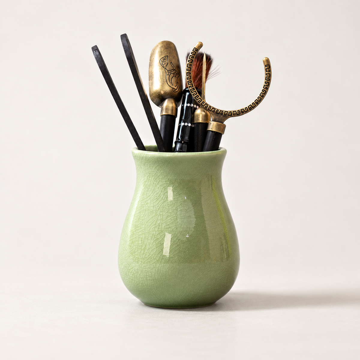 Tea Ritual Tool Set with Ceramic Holder — image 15