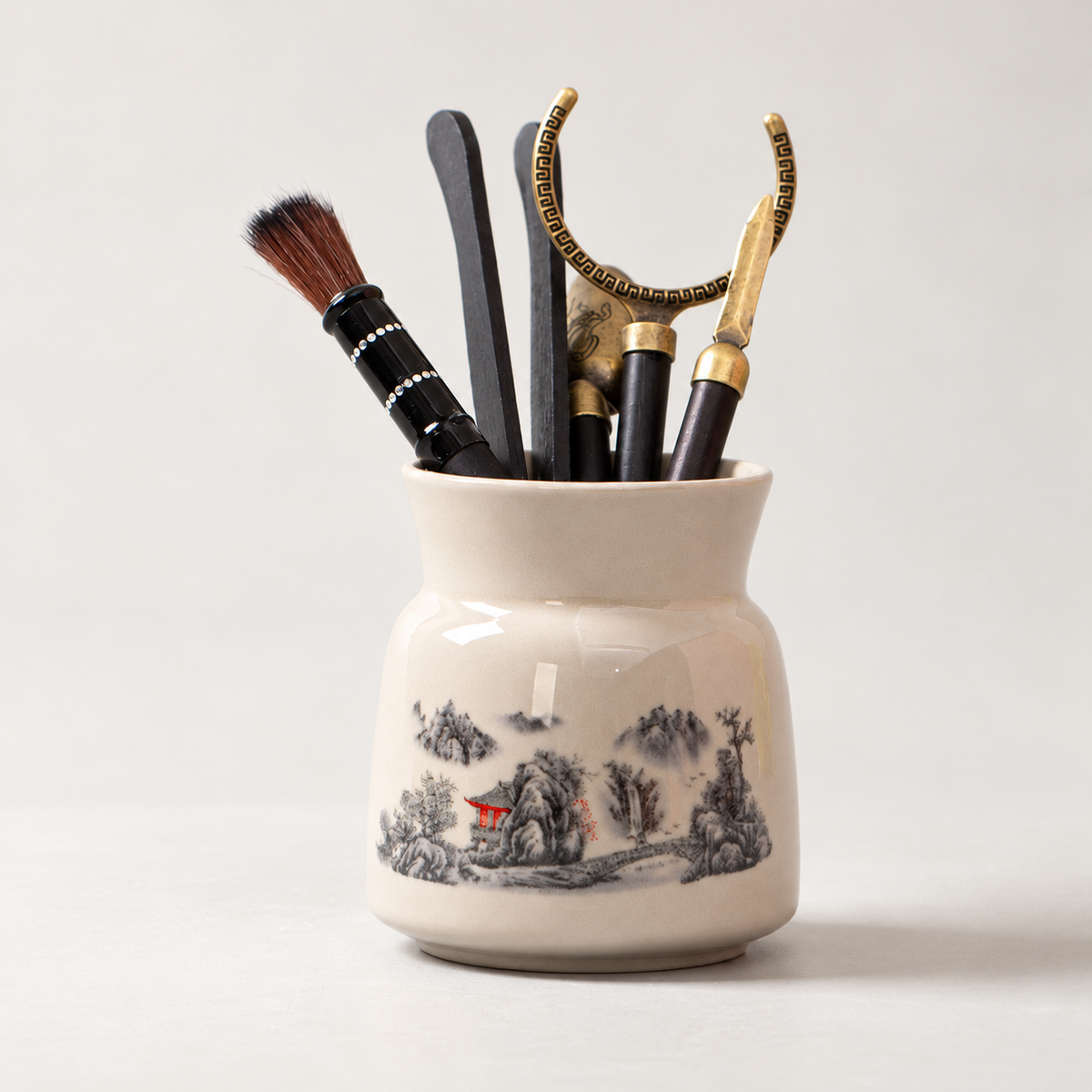 Tea Ritual Tool Set with Ceramic Holder — image 19