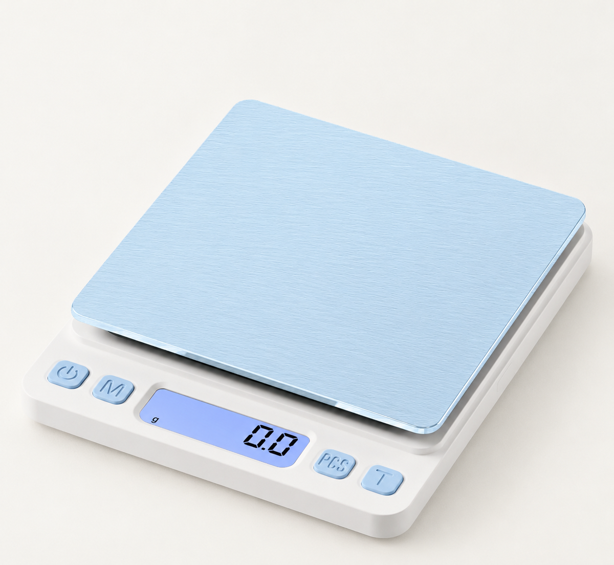 Option 9 — Textured Pale Blue / Supplier-listed 1g step