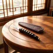 Patterned Tea Knives & Bamboo-Style Tea Spoon — image 4