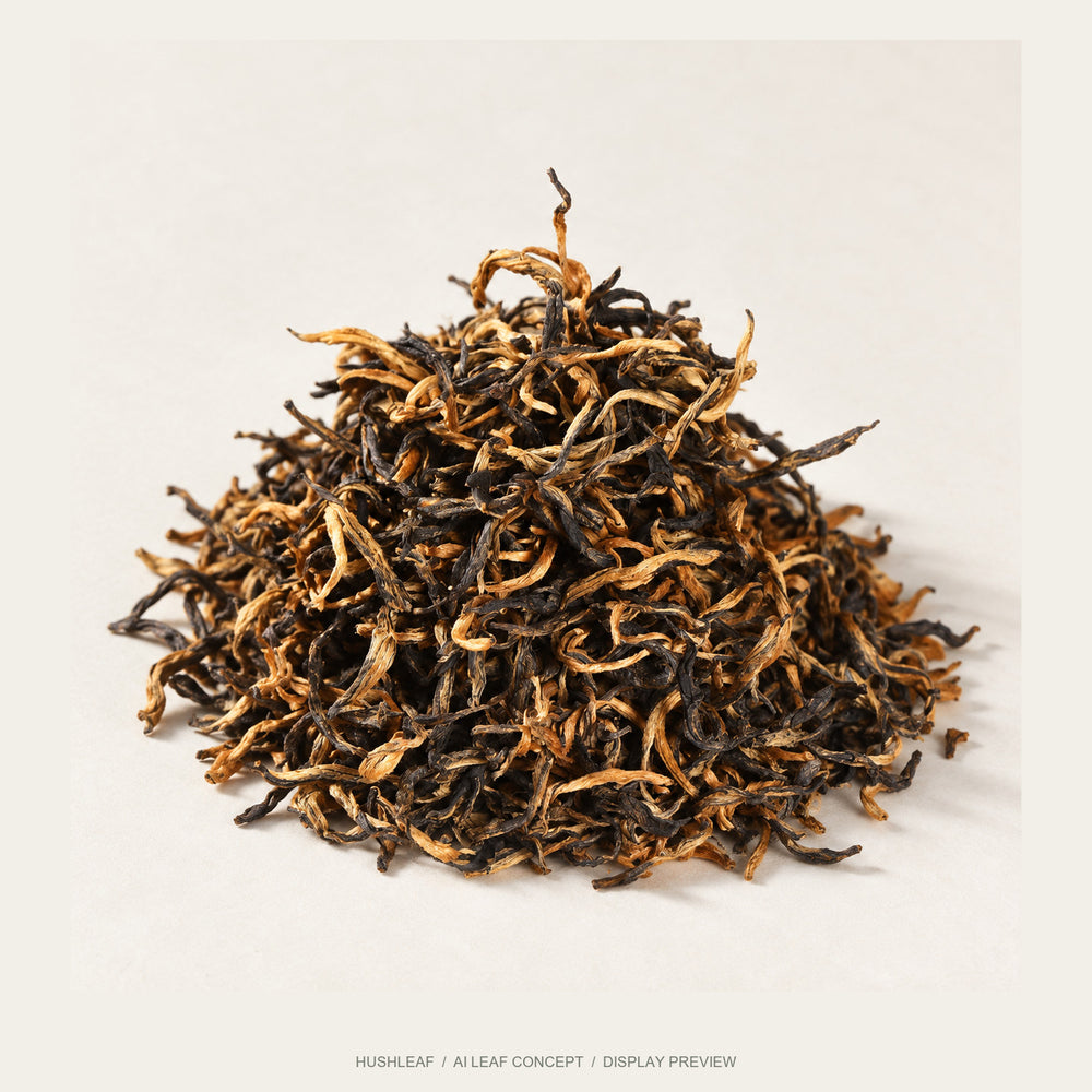 AI leaf concept — Ninger Golden Honey Black Tea