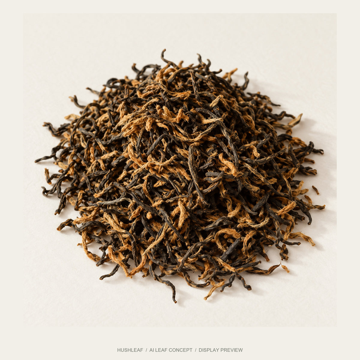 AI leaf concept — Bailin Gongfu Black Tea — Fuding, Fujian