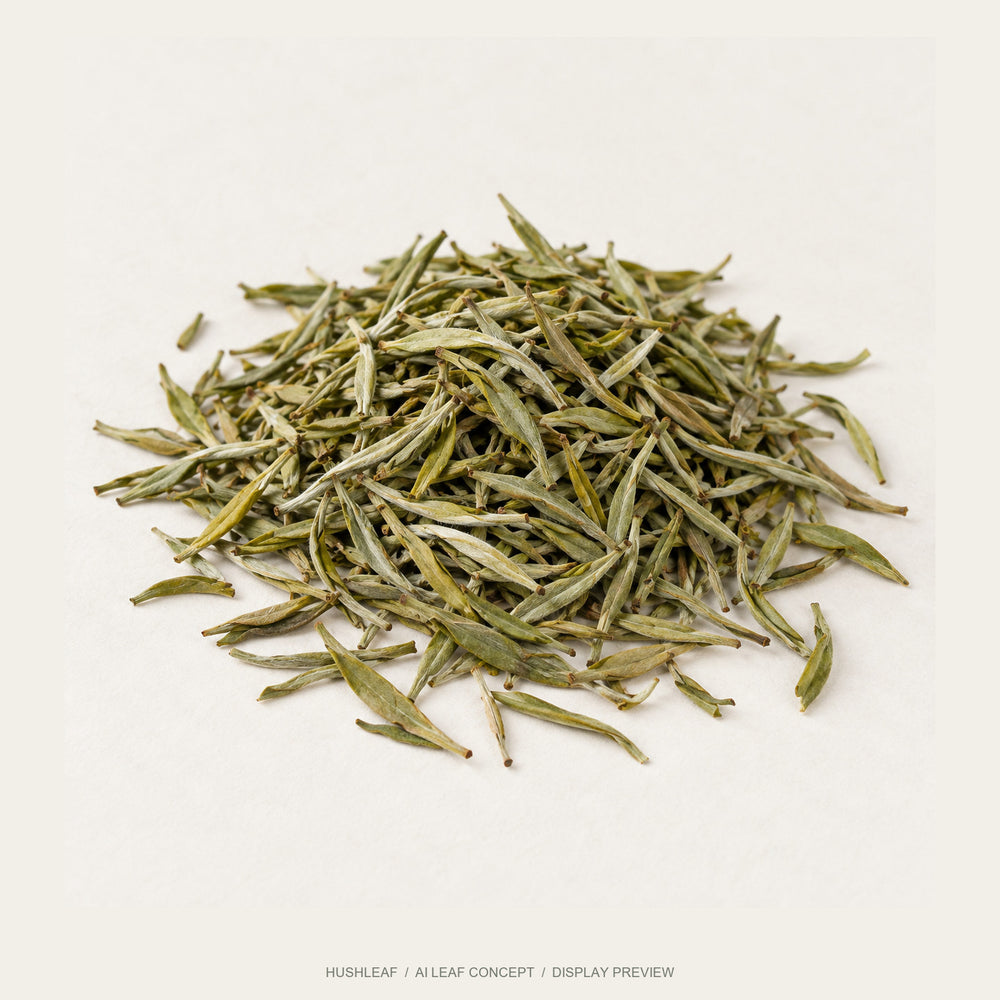 AI leaf concept — Junshan Island Yinzhen Yellow Tea