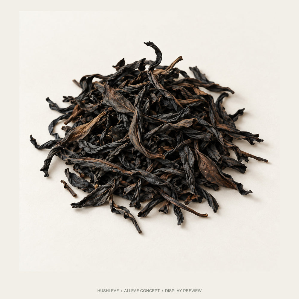 AI leaf concept — Tie Luo Han Rock Oolong — Xi Zhen Yan