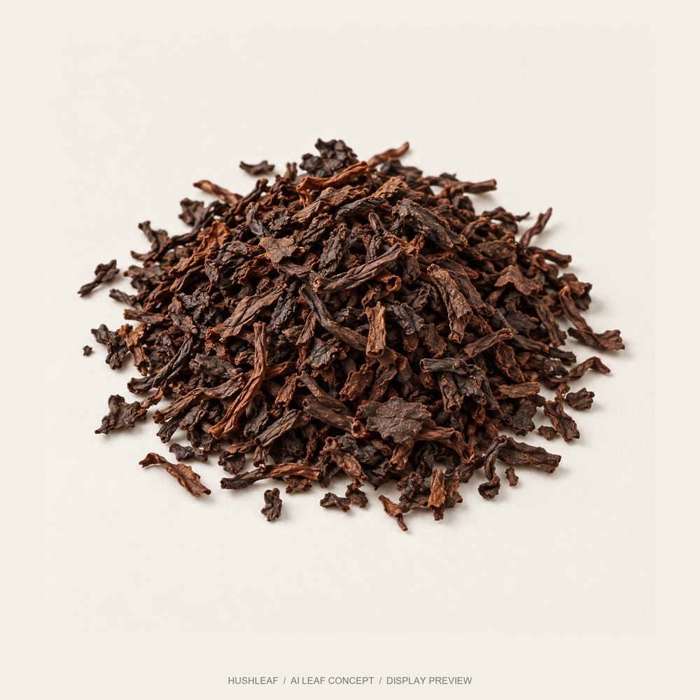 AI leaf concept — Liu Bao Dark Tea — Guangxi