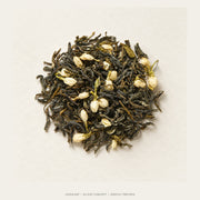 AI leaf concept — Jasmine-Scented Loose Green Tea — Fuzhou, Fujian