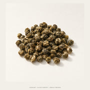AI leaf concept — Jasmine Dragon Pearls Green Tea — Fuzhou, Fujian