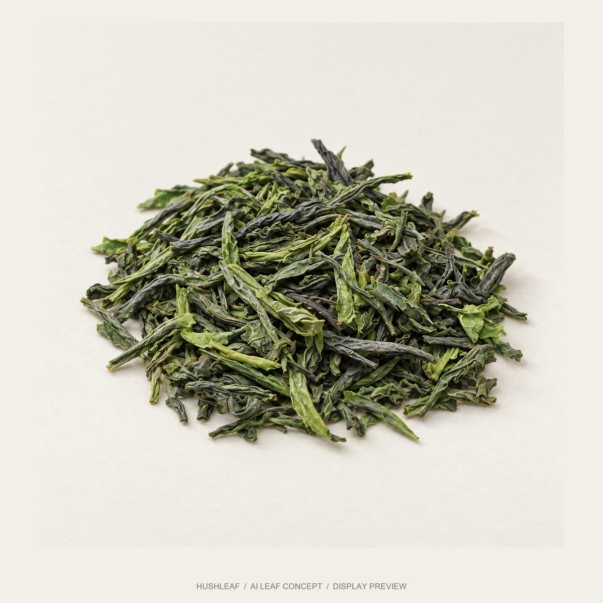 AI leaf concept — Luan Gua Pian Green Tea — Qitoushan, Jinzhai