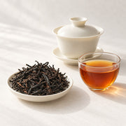 AI brewing scene concept — Unsmoked Zheng Shan Xiao Zhong — Guadun, Tongmuguan