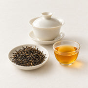 AI brewing scene concept — Qi Zhong Jin Jun Mei Black Tea — Daan Yuan