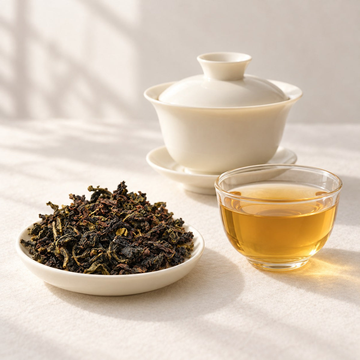AI brewing scene concept — Traditional Tieguanyin Oolong — Buyanshan