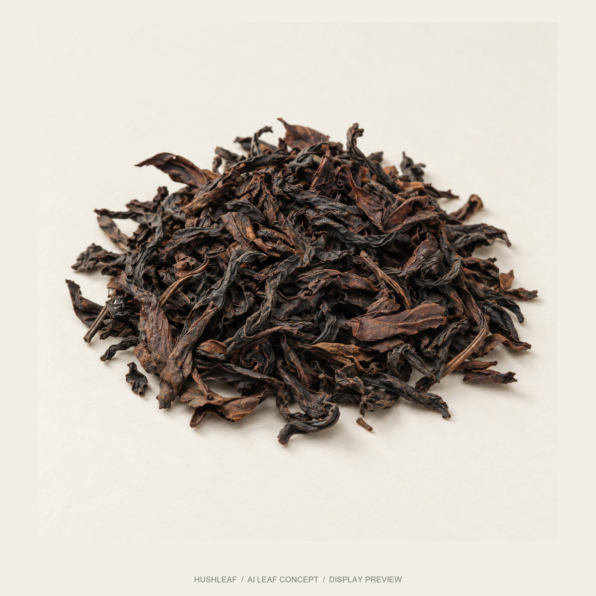AI leaf concept — Rougui Rock Oolong — Yangdunyan