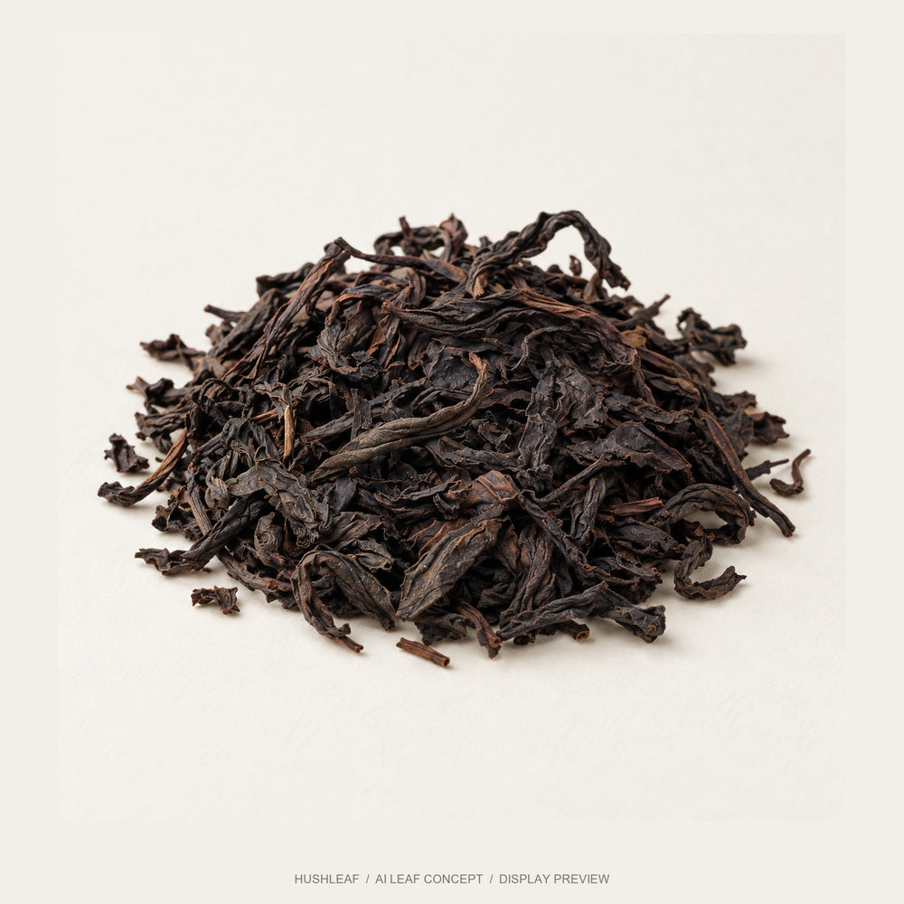 AI leaf concept — Qi Dan Da Hong Pao Oolong — Dashuikeng