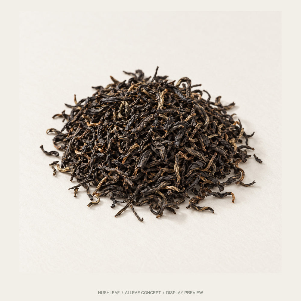 AI leaf concept — Qimen Mao Feng Black Tea — Anhui