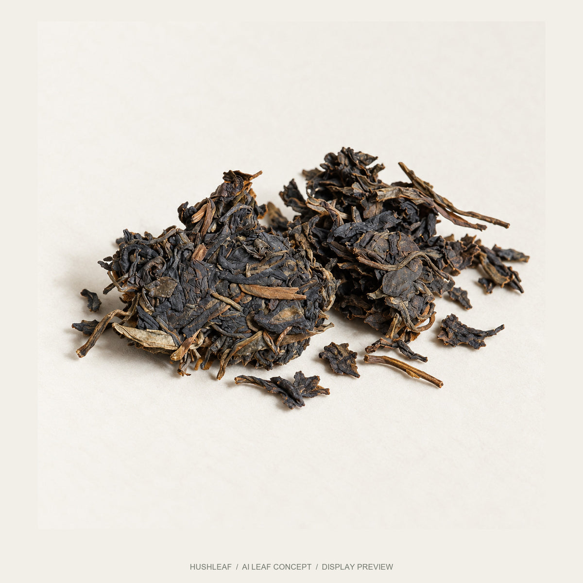 AI leaf concept — Bulang Raw Puer