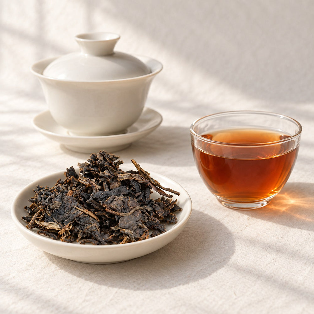 AI brewing scene concept — Bulang Raw Puer