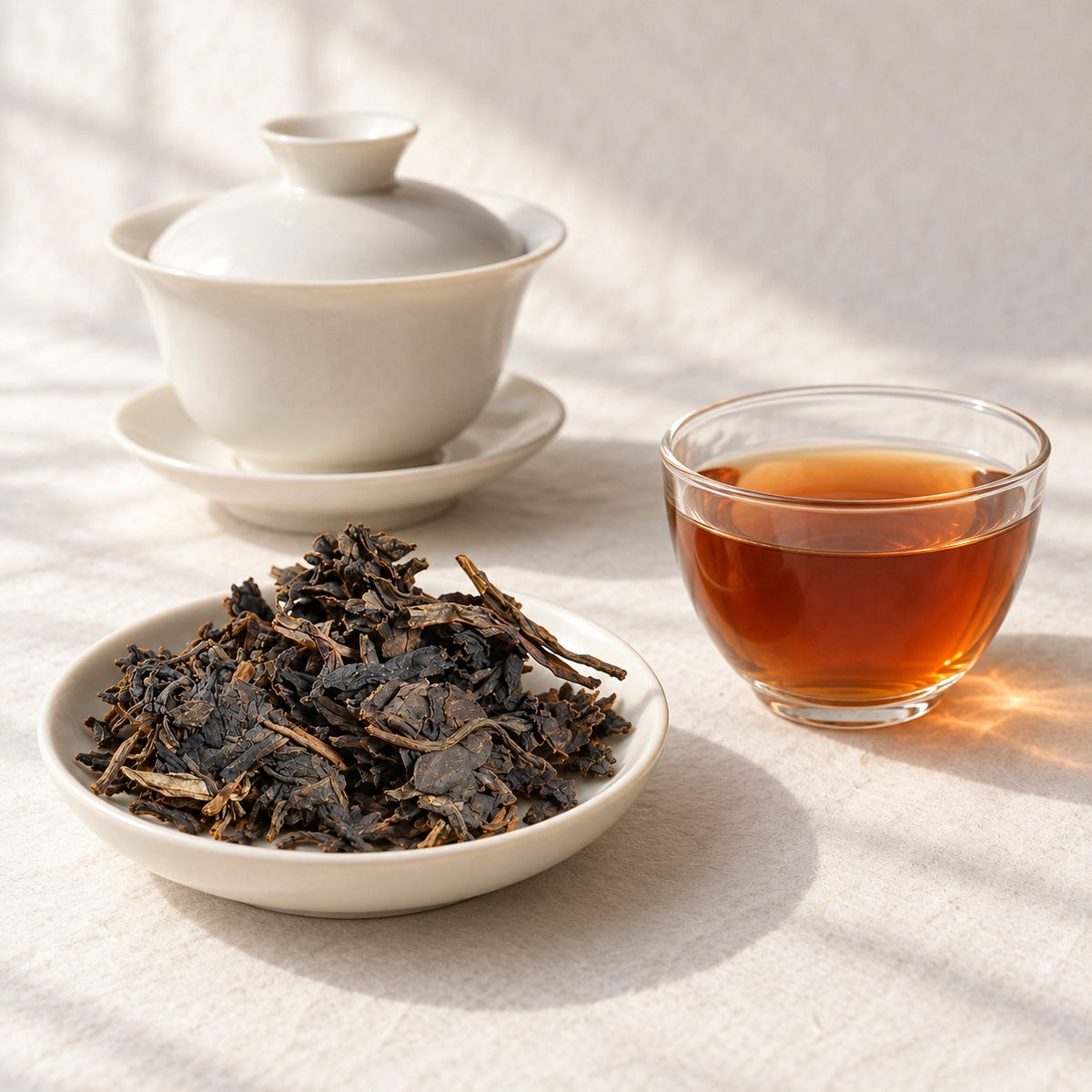 AI brewing scene concept — Bulang Raw Puer
