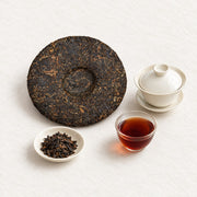 AI brewing scene concept — Banpen Ripe Puer Cake