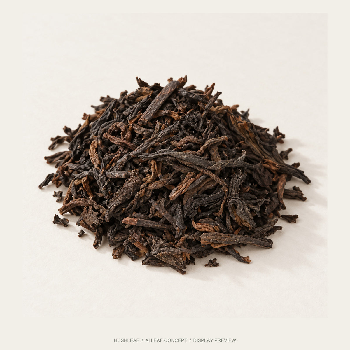 AI leaf concept — Liu Bao Dark Tea — Wuzhou, Guangxi